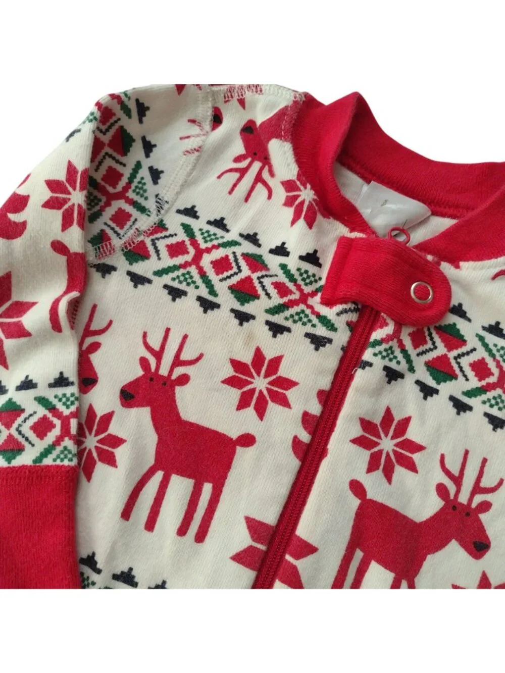 Lot of 2 Hanna Andersson Boys Pajamas 12-18M Holiday Christmas Polar Bear Pjs